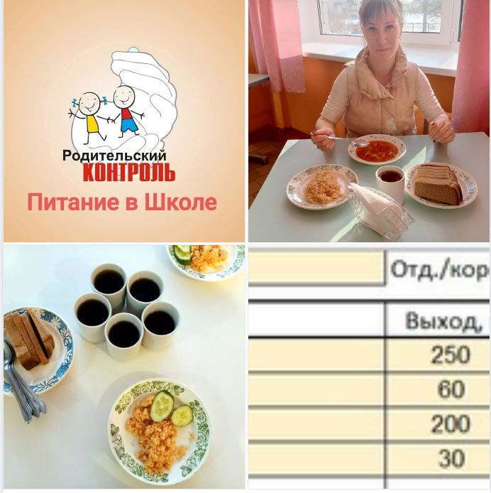 РОДИТЕЛЬСКИЙ КОНТРОЛЬ  И МЕРОПРИЯТИЕ ПО ПРАВИЛЬНОМУ ПИТАНИЮ(26.02.2025 г.).